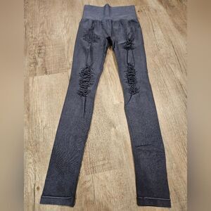 Mono b distressed leggings size xs nwt